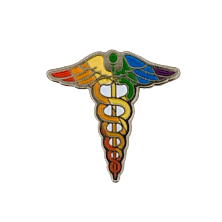 2017 University of Wisconsin SMPH - Rainbow Caduceus Custom Nurse Pins 2017 University of Wisconsin SMPH - Rainbow Caduceus Custom Nurse Pins Nurse Pin