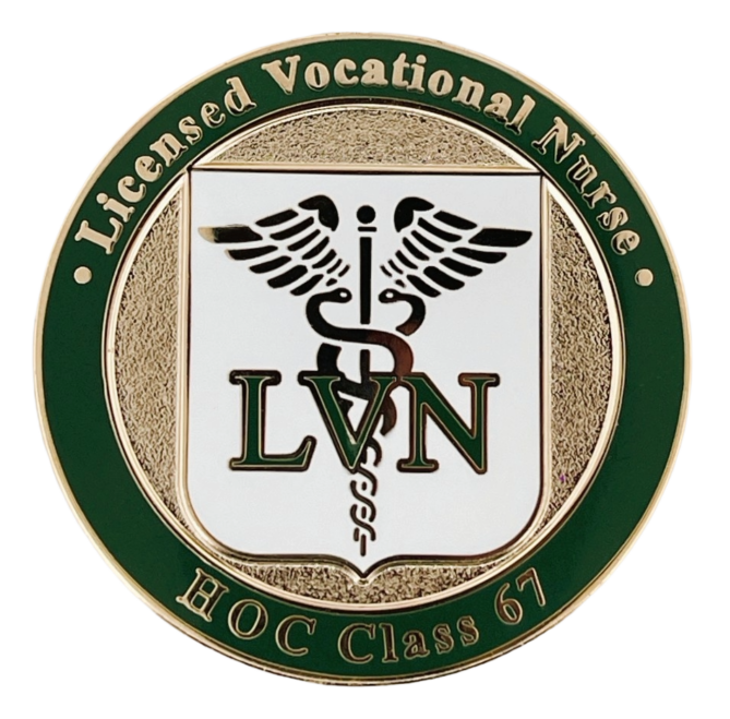 2021 HOC Class 67 Custom Nurse Pins 2021 HOC Class 67 Custom Nurse Pins