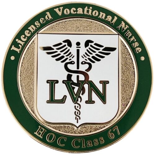 Custom Nurse Pins - HOC Class 67 Nurse Pin