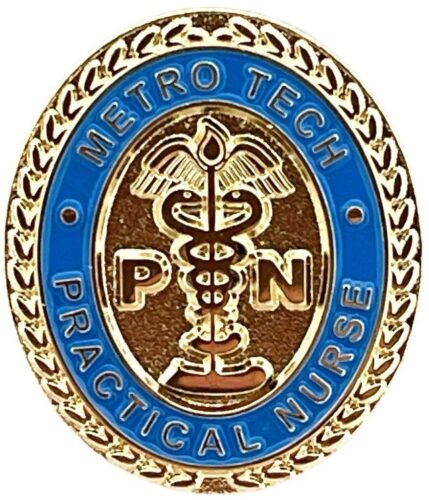 Custom Nurse Pins - Metro Technology Center Practical Nursing Pin