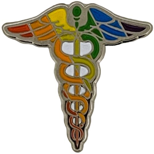 Nurse Pin Pricing - University of Wisconsin SMPH - Rainbow Caduceus 2