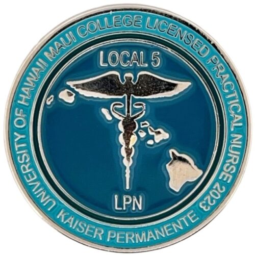 Past Nurse Pins - Local 5 Kaiser Permanente LPN Enamel Pin