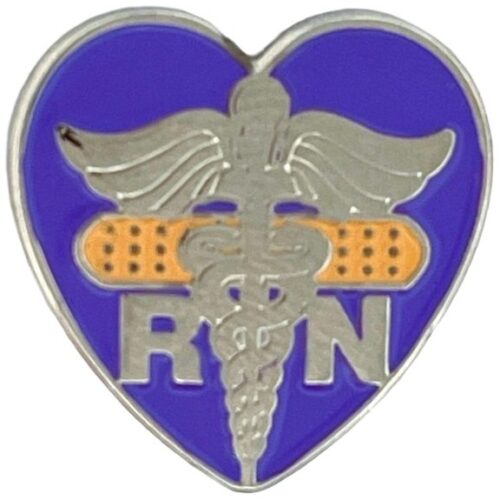 Past Nurse Pins - RN Heart Bandaid Nursing Pin