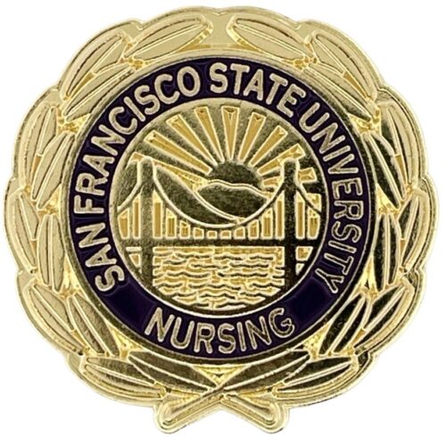 Past Nurse Pins - San Francisco State University Nursing Pin