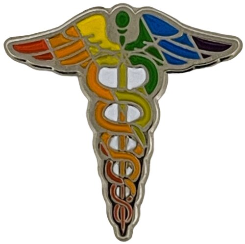 Past Nurse Pins - University of Wisconsin SMPH - Rainbow Caduceus 2